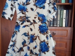 Платье от Sisjuly синие розы