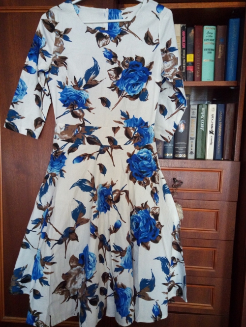 Платье от Sisjuly синие розы
