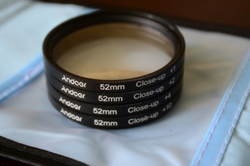 Andoer 52mm комплект макро фильтров +1 +2 +4 +10 для Nikon D3100