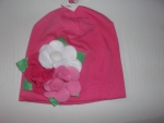Детская шапочка с цветочками