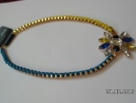 Сине-желтое ожерелье