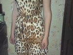 Леопардовое платьице