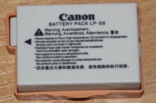 Батарея LP-E8 для Canon 550D