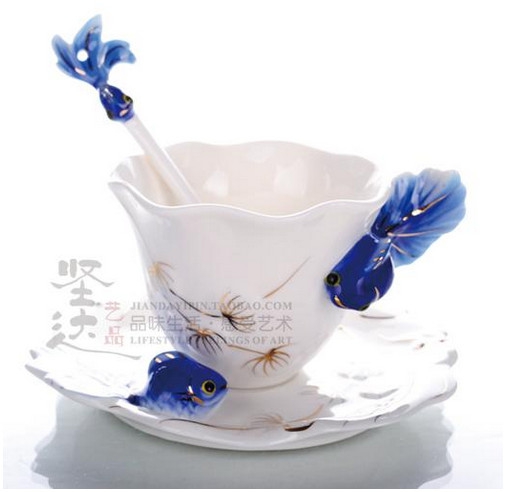 Китайский керамический чайный сервиз